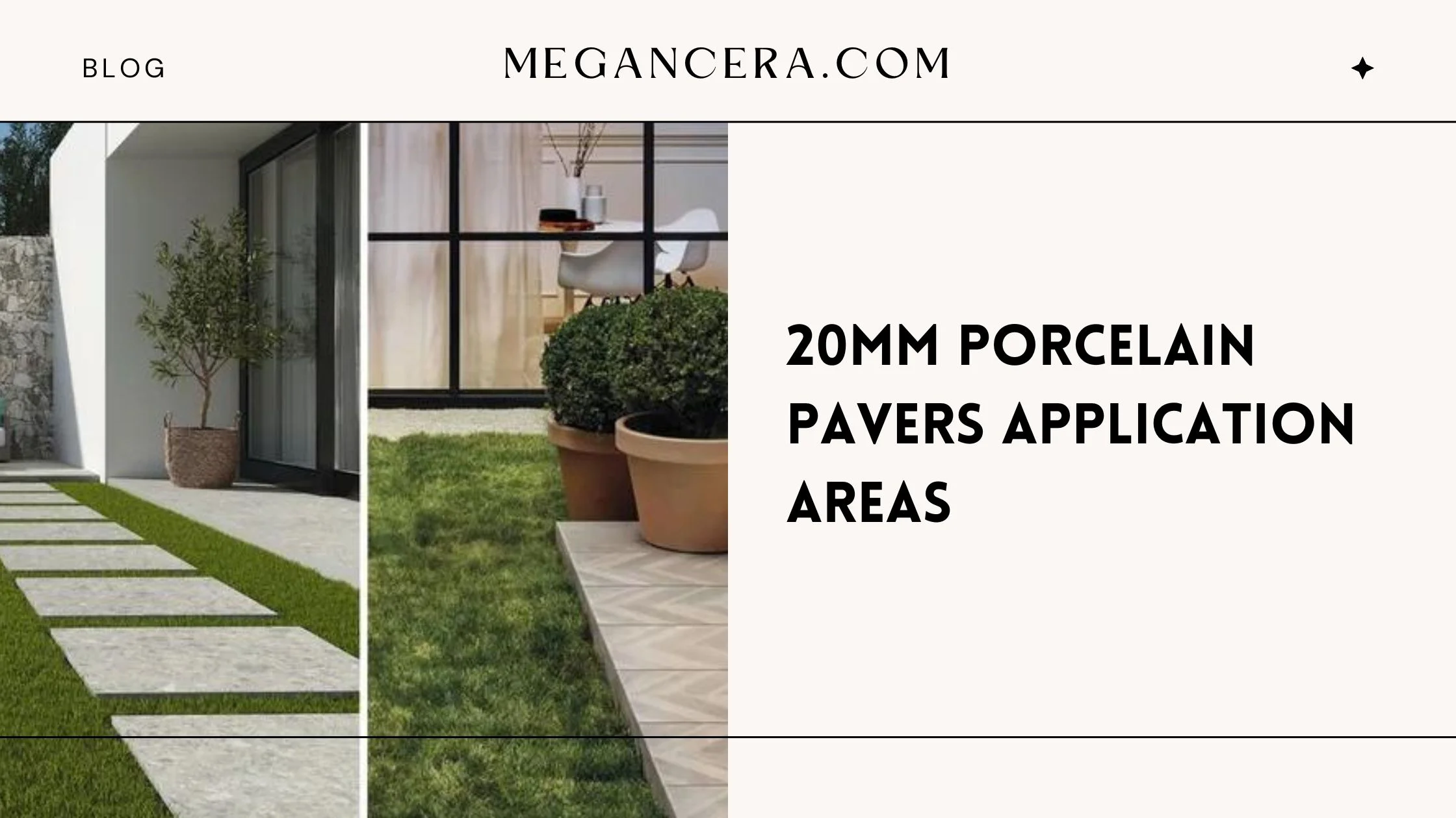 20mm Porcelain Pavers Application Areas